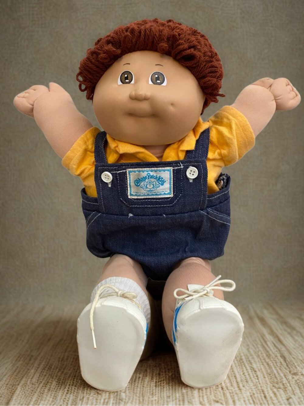 Vintage 1985 Coleco Cabbage Patch Kid - Brunette Boy